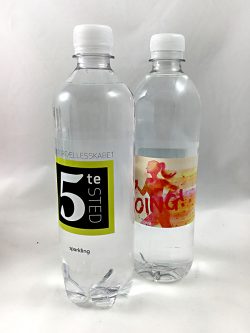 600 ml Wasser Folie Etikett