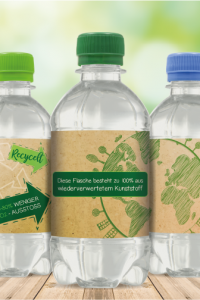 recycelte pet flaschen
